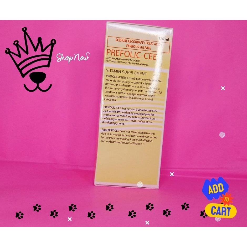 PREFOLIC-CEE (Sodium Ascorbate + Folic Acid + Ferrous Sulfate) 120ml ...