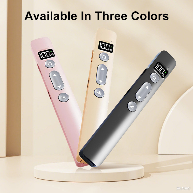 2.4GHz Wireless Presentation Clicker LED digital Wireless Presenter Pen ...