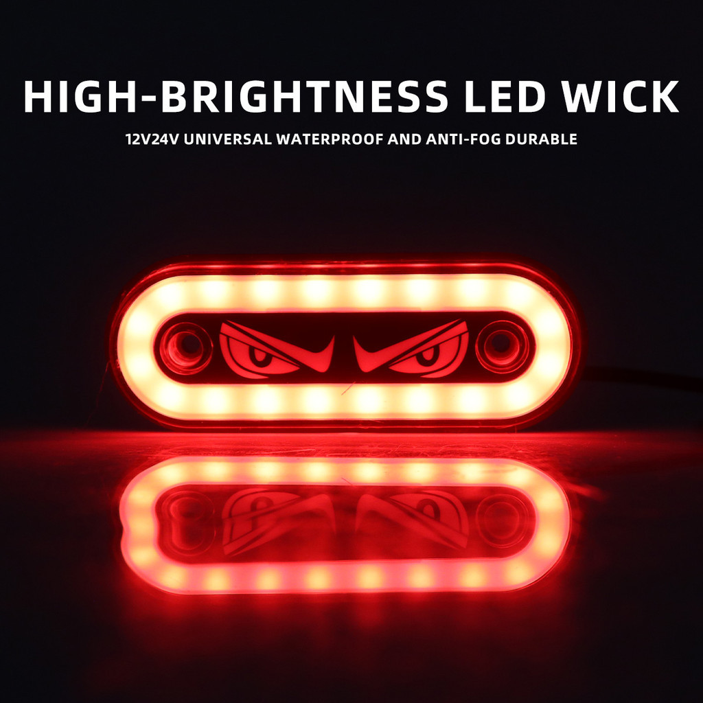 Truck Side Light Demon Eye Blinking 12V-24V Led Light Side Warning ...
