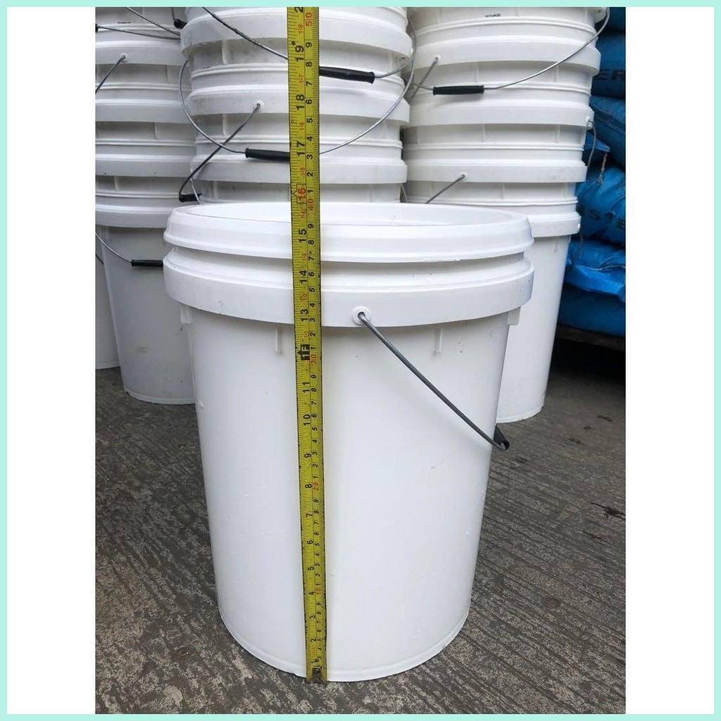 Extreme 20L White Pail with Cover and Handle | Shopee Philippines