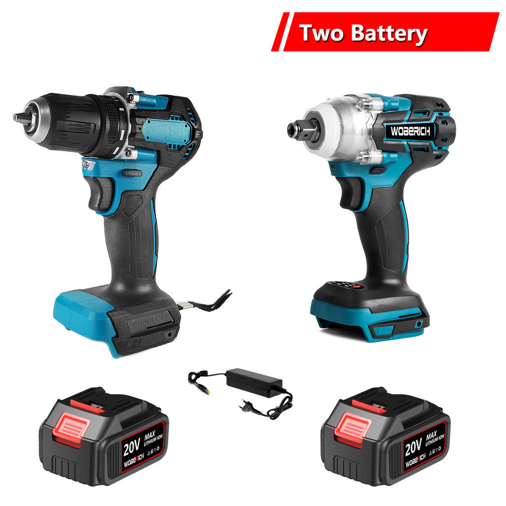 2 SET/ 3 SET/ 4 SET/ 6 SET Brushless Cordless Tool Sets Portable ...