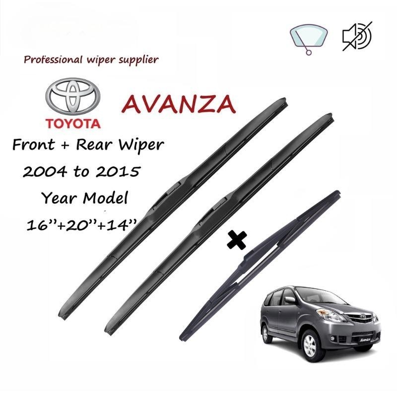 Toyota AVANZA Wiper Blade 16"/20"14"for 2004 to 2015 AVANZA Car Window