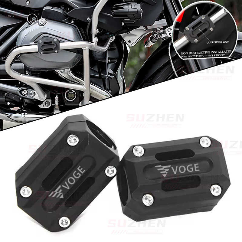 ZESIDIMO Para Loncin Voge DS525X DS900X DSX 525 DSX 900 VOGE 300 Rally 500AC 500DS 300DS 250RR Accesorios para moto Protección del motor Parachoques Barra de protección (Rojo