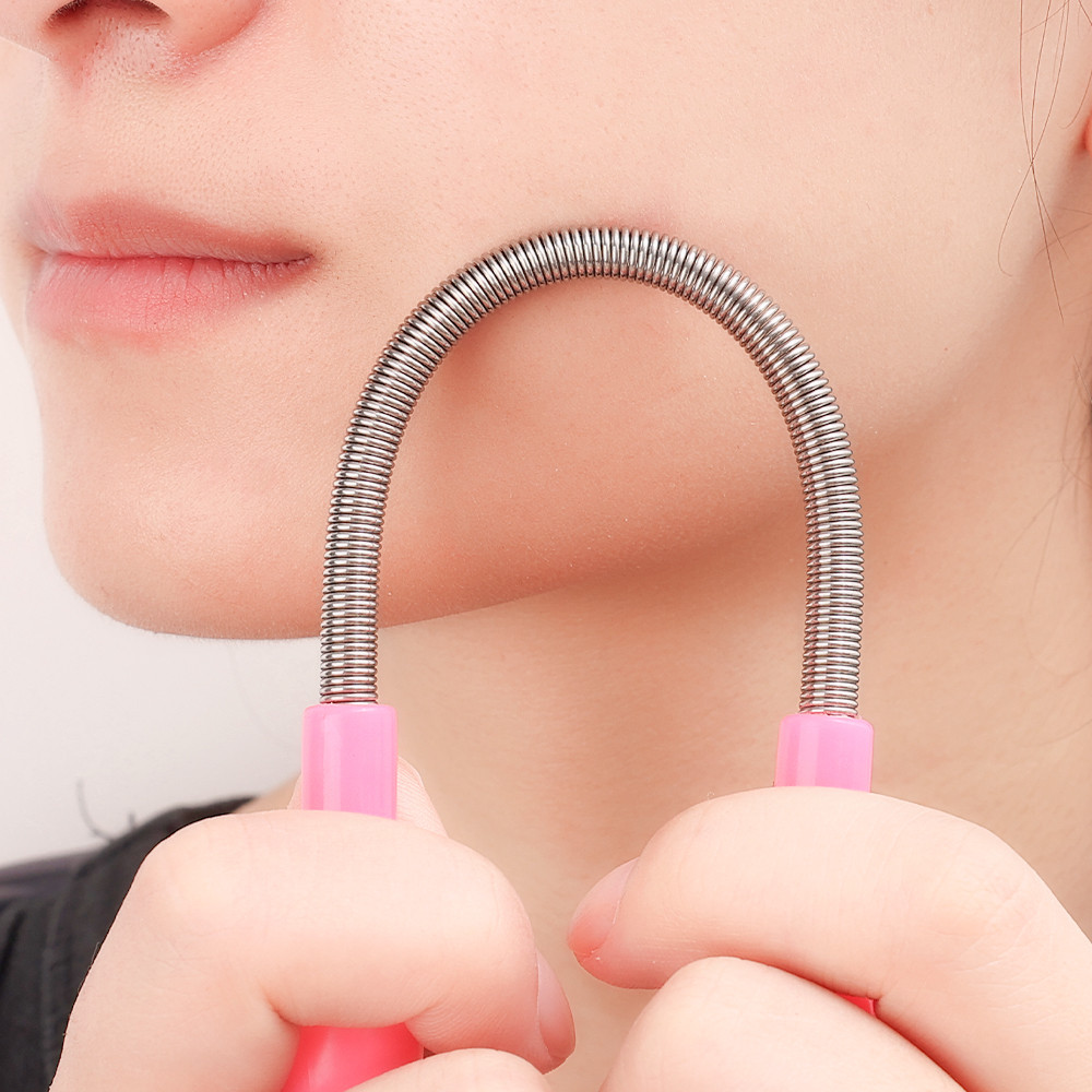 [ Featured ] 1/3 Pcs Facial Hair Remover - Manual Lip Epilator - Spring ...