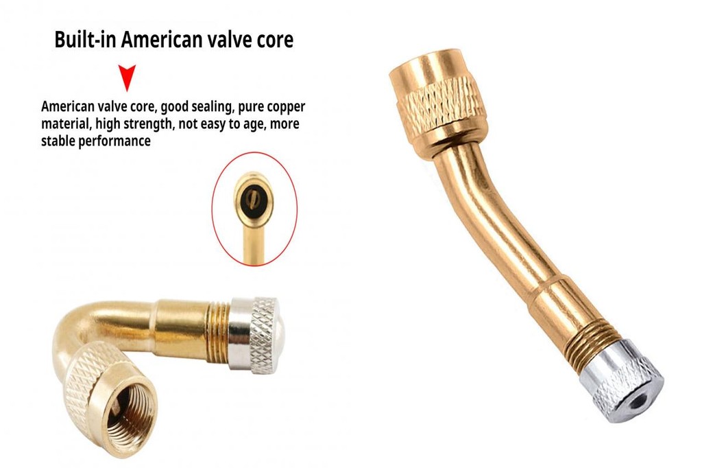 Tire Valve Extension Kit Elbow Valve Extension Tube Universal Tire Valve Extension Set 45 90 135