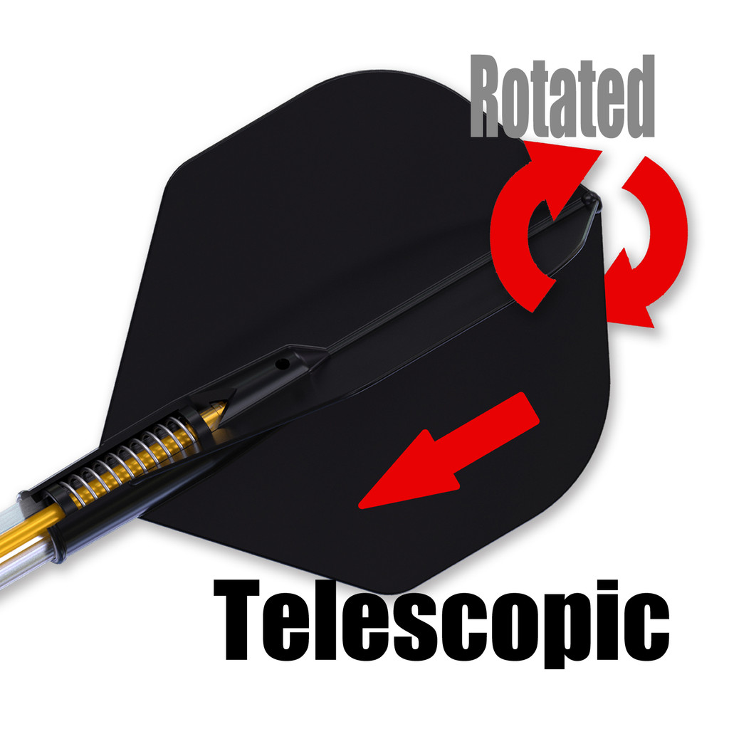 CUESOUL TERO AK7 Albero Freccette Telescopiche A Molla Da - Foto 2