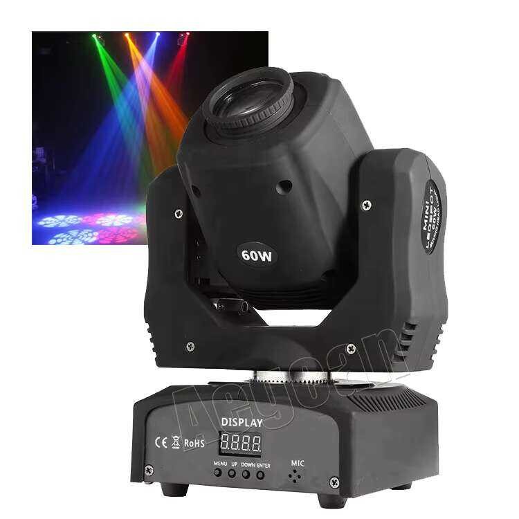 New Arrival Mini Sharpy Beam 60 Watts Dj Disco Dmx Led Moving Head Spot ...