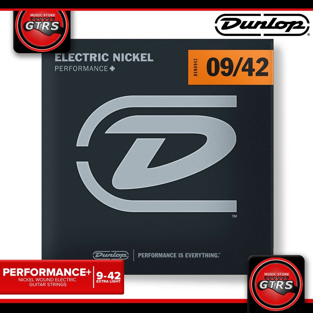 Corde Dunlop Performance+ Nickel 11-56 Medium Heavy Per Chitarra Elettrica - DEN1156 - Foto 2