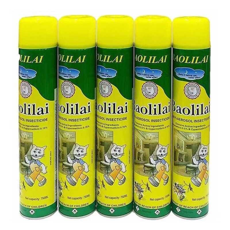 Baolilai Insect Spray Big Bottle -- 750 Ml Mosquitoes, Flies, Insect ...