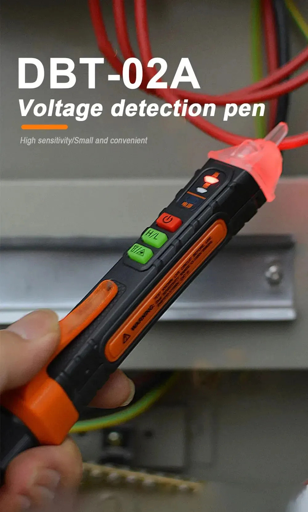 Non-Contact Voltage Detector Electrical Pen AC Voltage Tester Smart ...