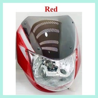 Head Light W/Cowling For CT100/Bajaj (Black / Red/Blue) | Shopee ...