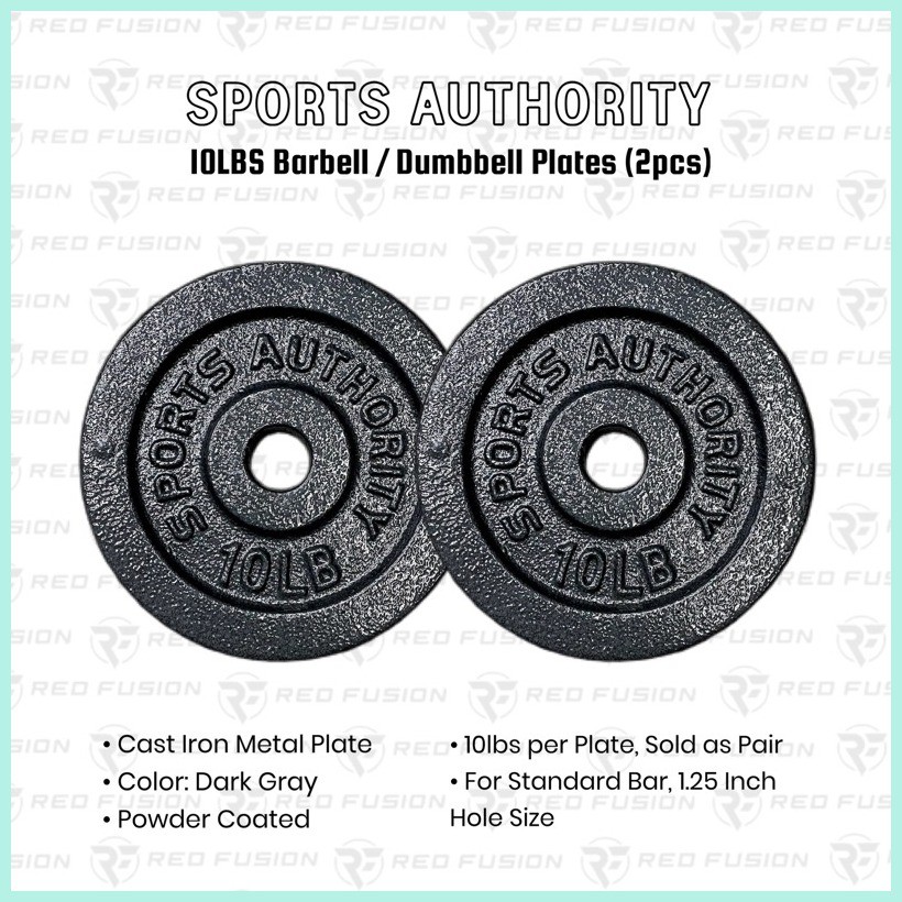 Sports Authority Plates 10LBS Plates (Pair) | Shopee Philippines