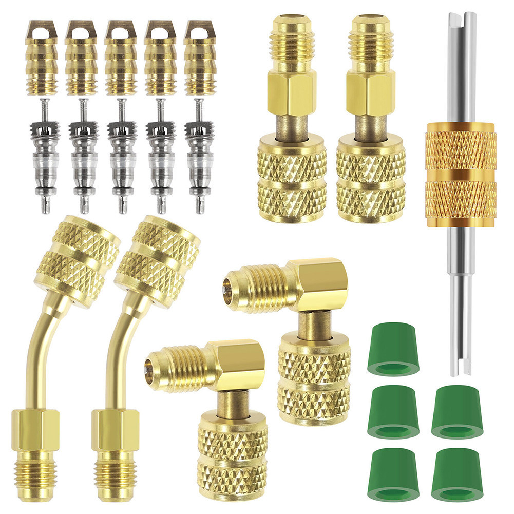 20 R22 to R410A air conditioner fluoride adapters Car repair tools ...