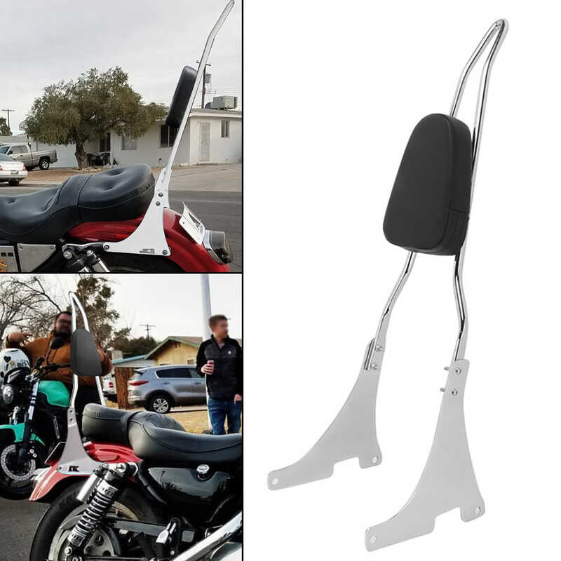 XMT-Moto Detachables Sissy Bar Upright W/Backrest Pad Fits For Harley Davidson Touring Road Glide Fltrx Electra Glide Flht Road King Flhr Street Glide Flhx 2009 Later Vivid Black - View #10
