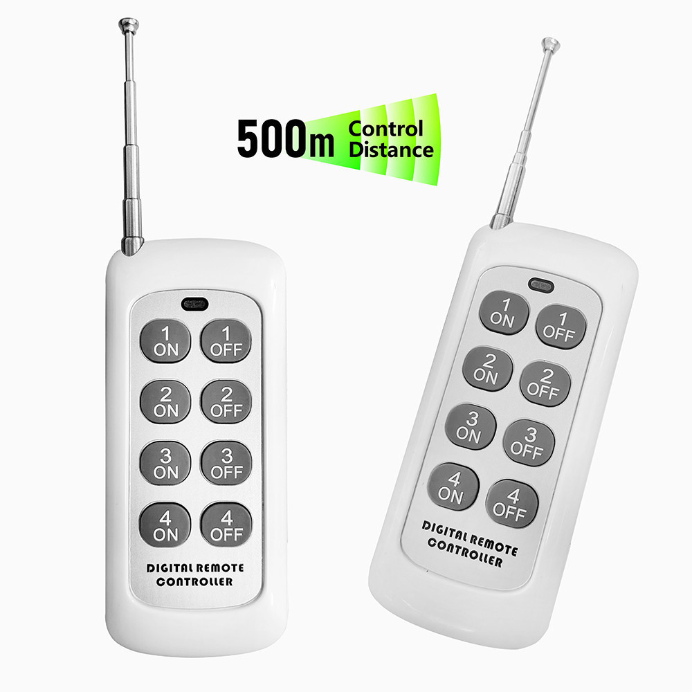 RF Wireless Remote Control Light Switch 433MHz 110V 220V Mini Relay