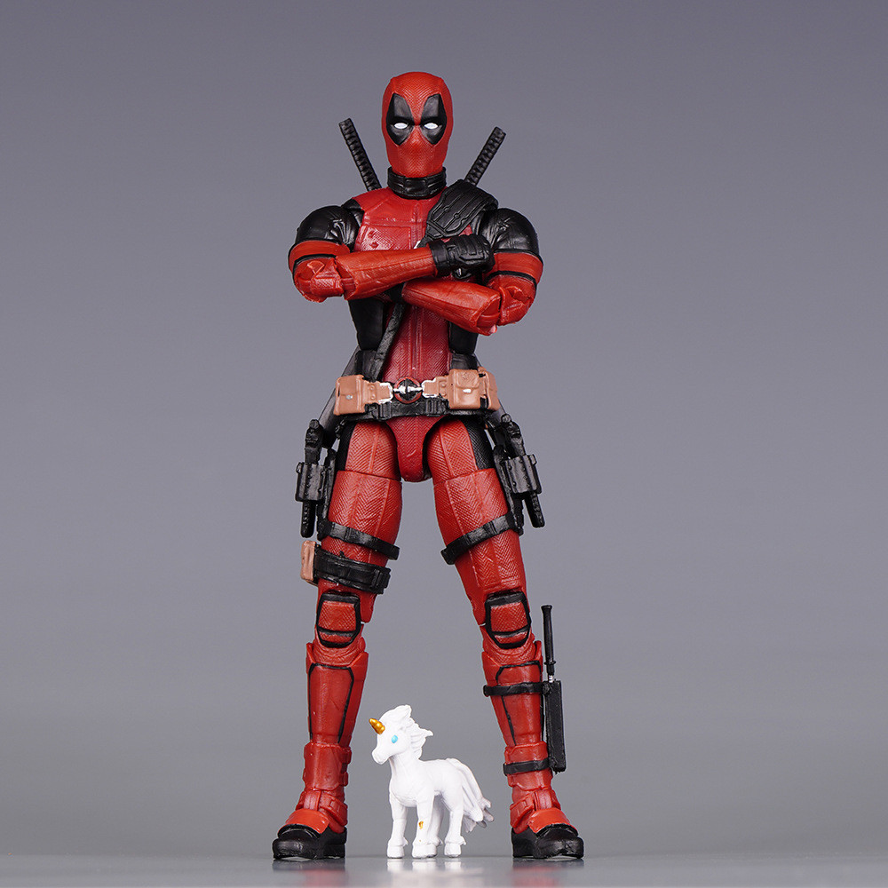 Hot Anime Movie Deadpool Model 6 Inch PVC Action Figure SHF Deadpool ...