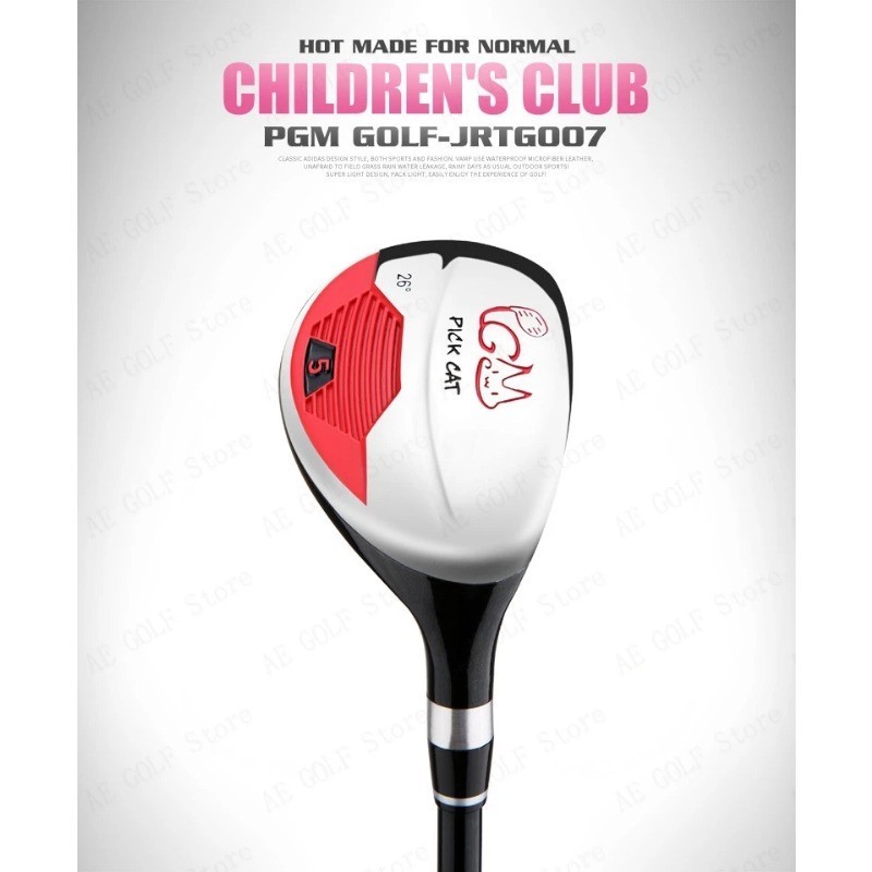 PGM 312 Years Old Kids Golf Club Set Training Wood Iron Swing Putter