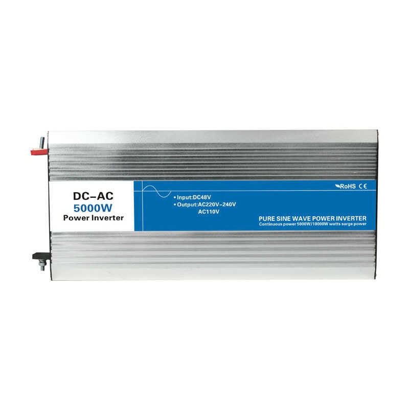 5000W Dc-Ac Pure Sine Wave Inverter 12V To 220V Converters Voltage Off ...