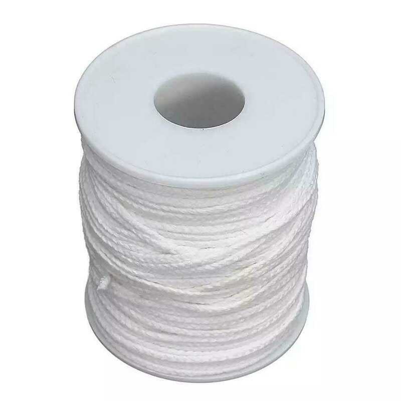 Waxed 61 Meters Wick Roll Cotton Thread DIY Handmade Flat e Wax Wire ...