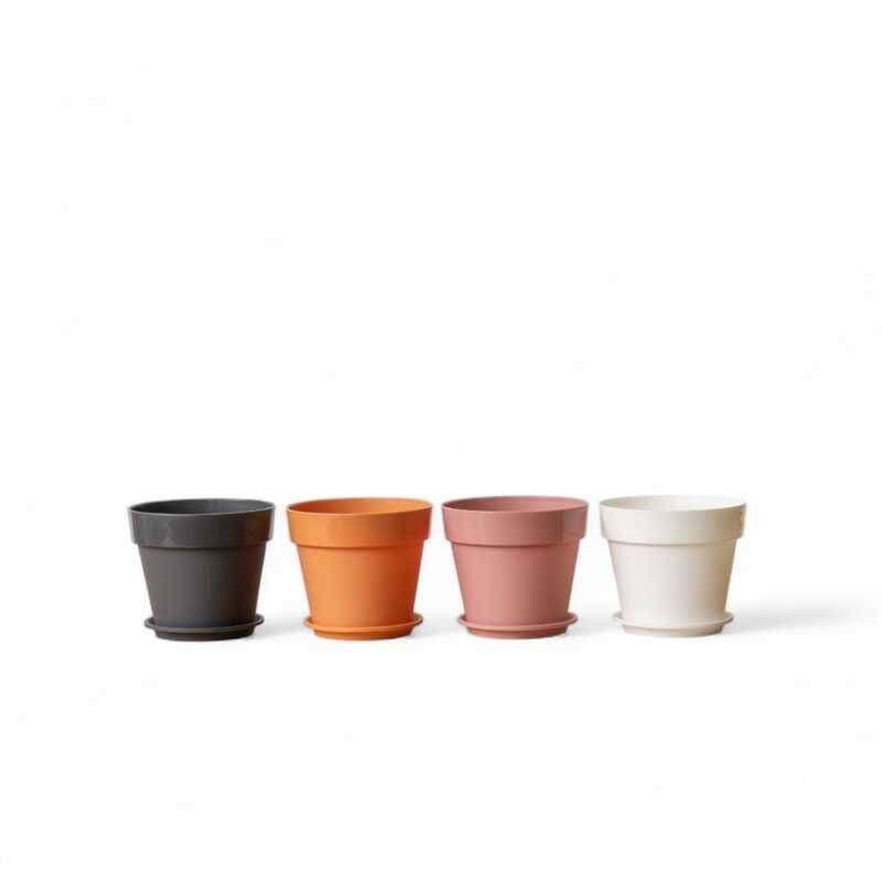 Shopleaf Color Pot 16Cm 3Pcs With Saucer | Shopee Philippines
