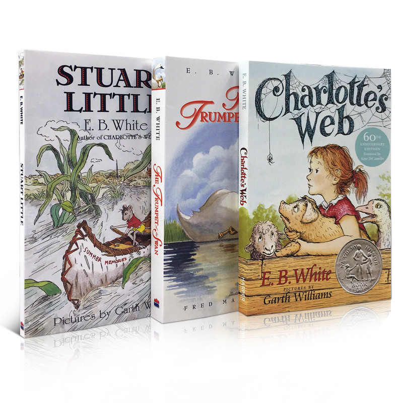 Charlotte's Web + Stuart Little + The Trumpet of the Swan EB White ...