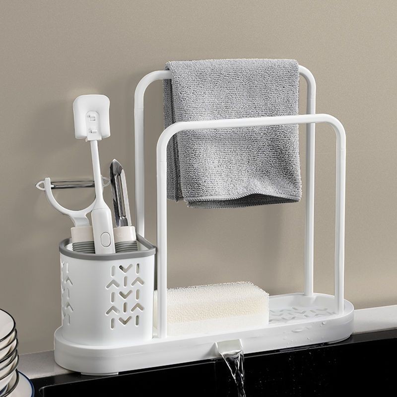 Kitchen Dishcloth Rack - Countertop/Sink Hanging Storage Rack, Sponge ...