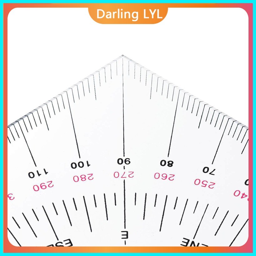 2Pcs 300mm Chart Drawing Triangle Ruler for Ship Drawing Large-Scale ...