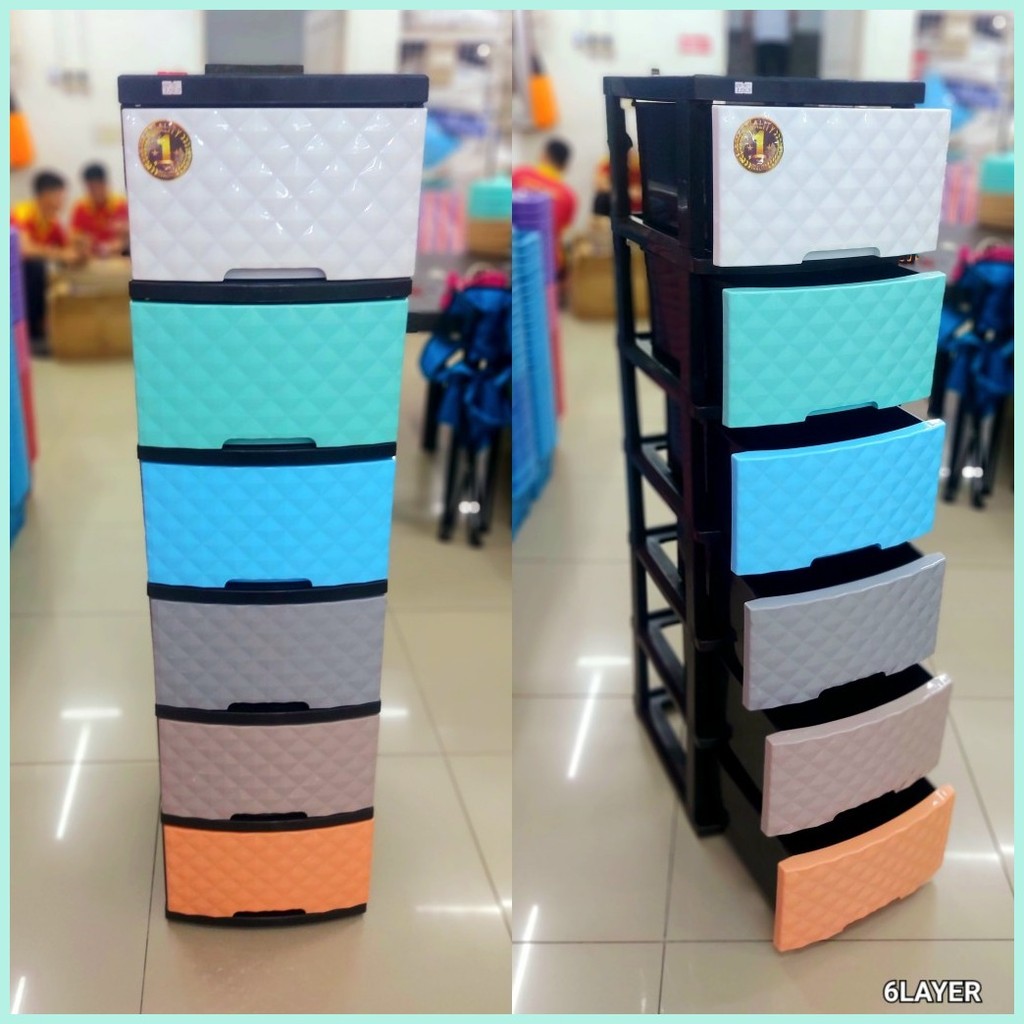 (CWA) DOUBLE DIAMOND DRAWER CLOTHES DRAWER | Shopee Philippines