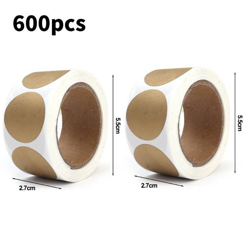 600/300Pcs Golden Scratch Off Stickers - Self Adhesive Labels - DIY ...