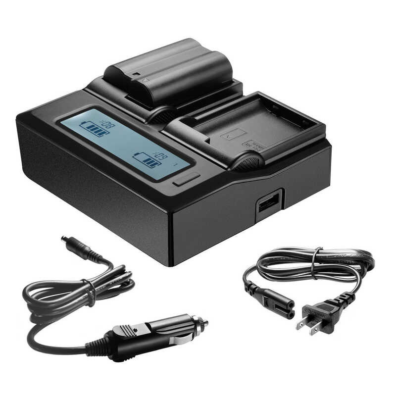 747 En-El15c 2800Mah En-El15 EN El15 Battery + Fast Charger Para Kay ...