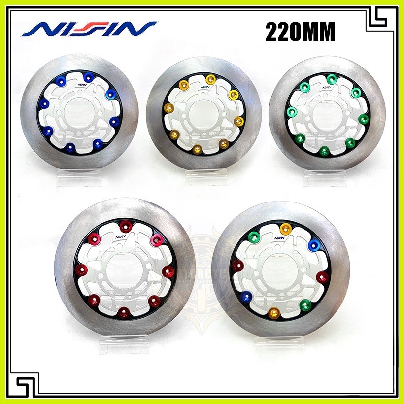Nissin Floating 220mm Front Disc Brake Disk Honda Click Mio i 125 ...