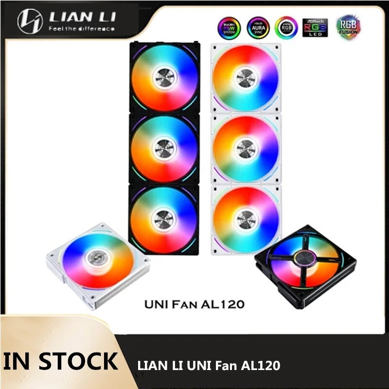 LIAN LI UNI Al120 V1 L-Connect 3 Cableless ARGB PWM 3X120mm Coog ...