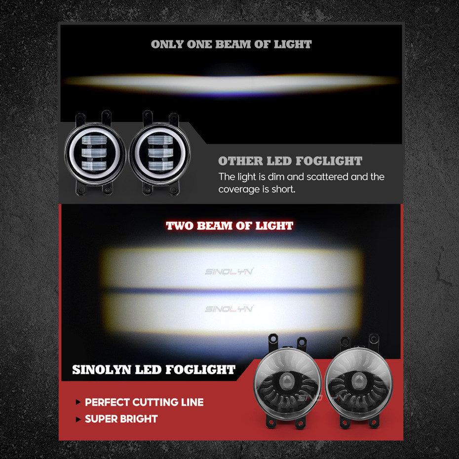 thumbnail image 2 of Clear Fog Light Lamps With Chrome Housing – For Lexus, Scion, Toyota Corolla & Yaris 2 of 5