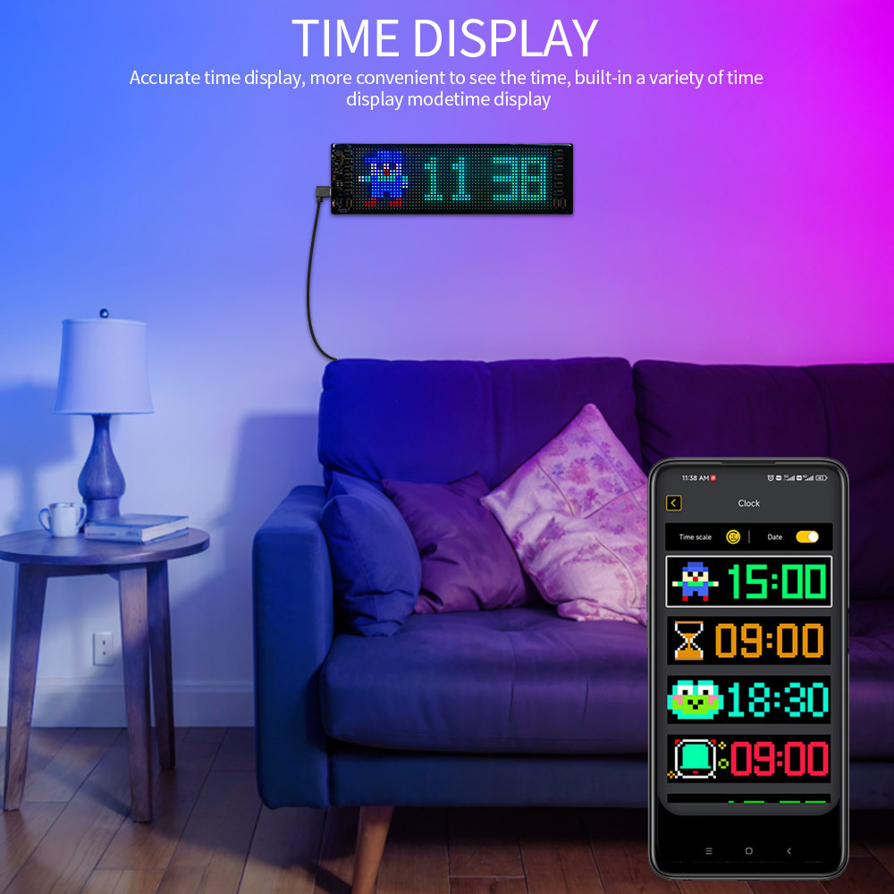 LED Matrix Pixel Panel ,USB 5V Flexible Addressable RGB Pattern ...