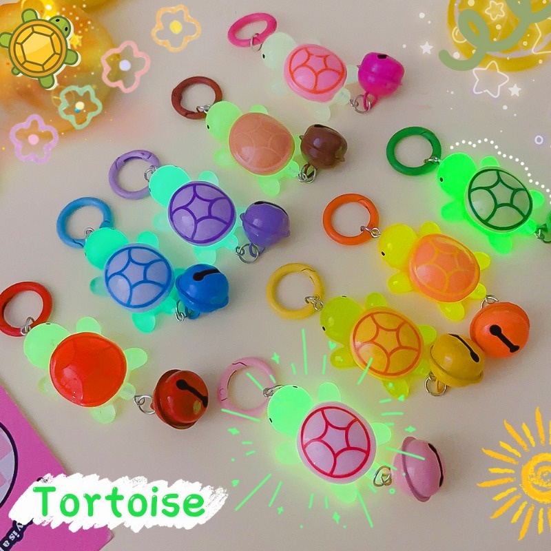 [Wholesale]Luminous Turtle Keychain with Bell - Trendy, Cute, Cartoon ...
