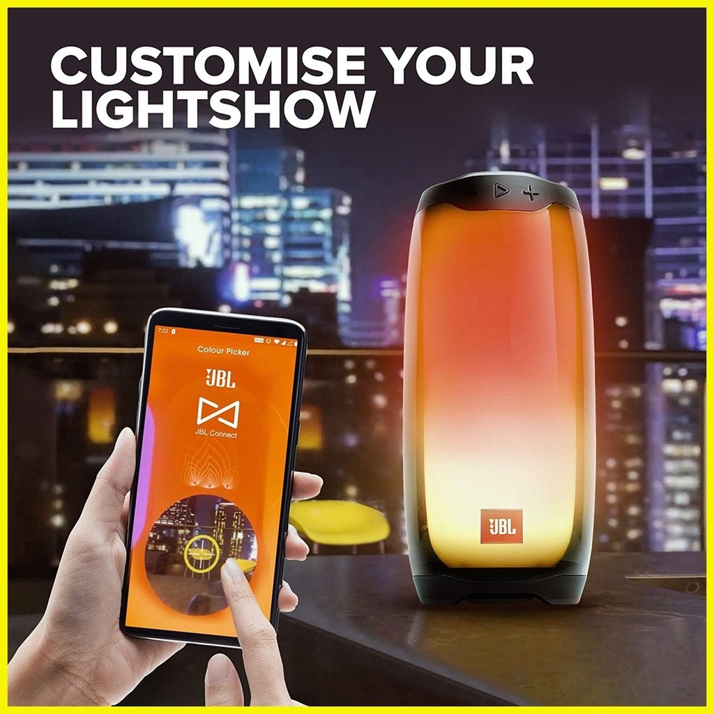 ۩ JBL PULSE 4 Wireless Portable Bluetooth Speaker IPX7 Waterproof 1