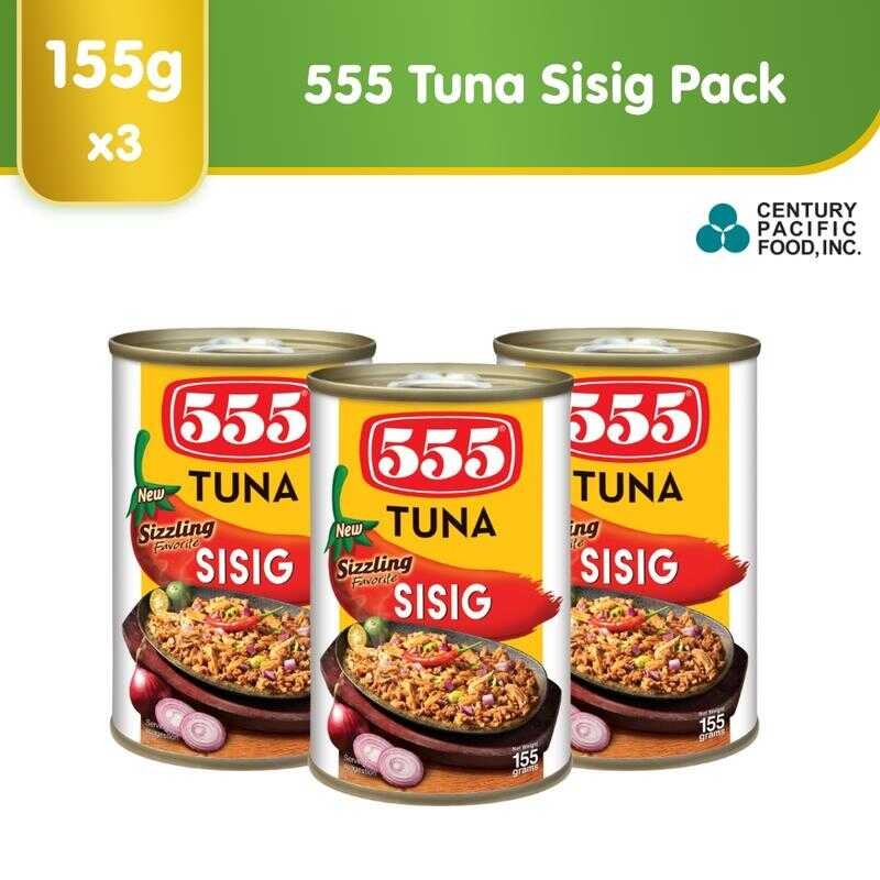 555 Tuna Sisig 155 G X 3 - Healthy, High Protein And Vit A, No ...