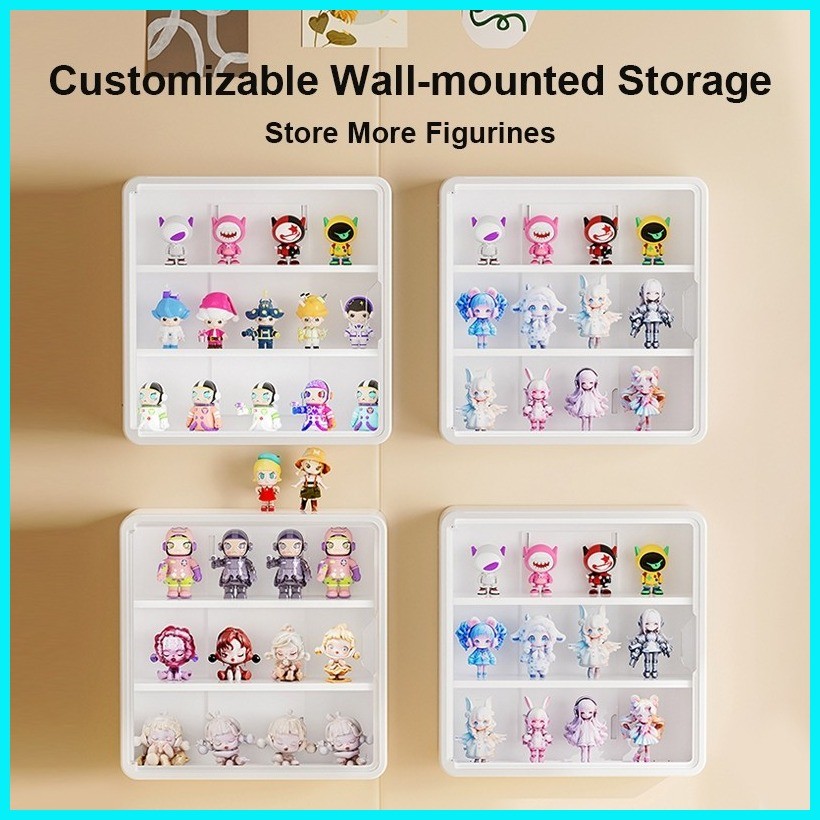 Tidy Tots Acrylic display rack wall mounted display box storage stand ...
