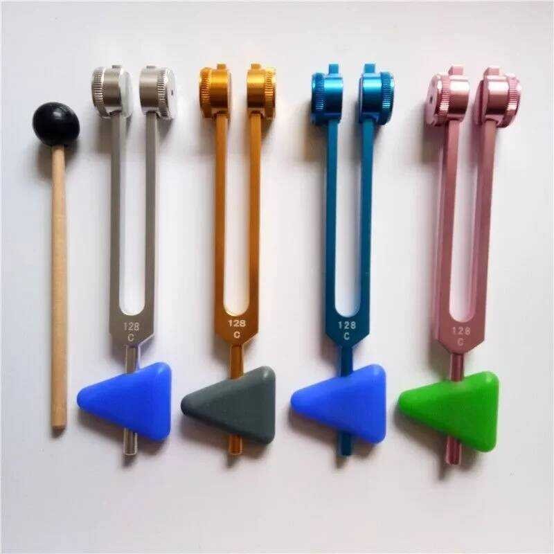 Alloy Aluminum Tuning Fork Medical Apason Colorful Tuning For 128Hz ...
