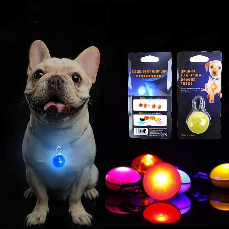 Pet Wonderland Dog Cat Anti-Lost LED Clip-On Safety Light Flashing ...