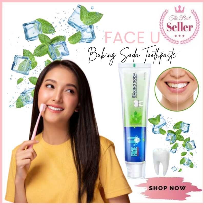 100% MAKATIGANG FACE U Teeth Whitening Peppermint Fresh Breath Removes ...