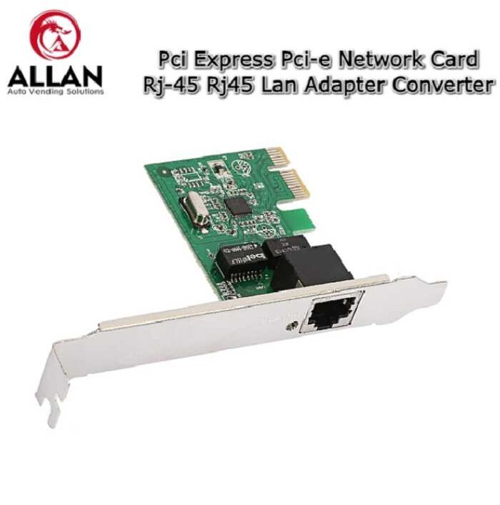 COD Allan Ethernet Pci Express Card Rj-45 Rj45 Lan Adapter Network ...