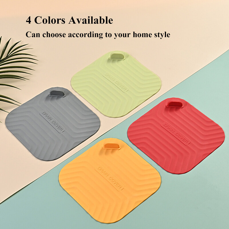 Thicken Silicone Deodorant Pad Bathroom Sewer Floor Drain Cover (High ...