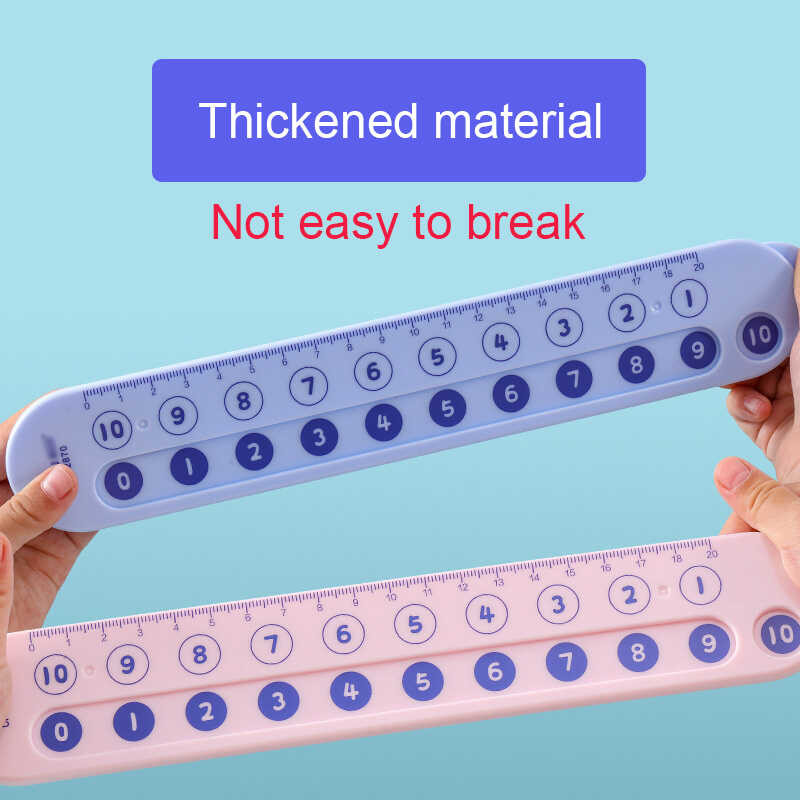 10 Measuring & Chageey Double-Sided Scale Mathematical Addition ...