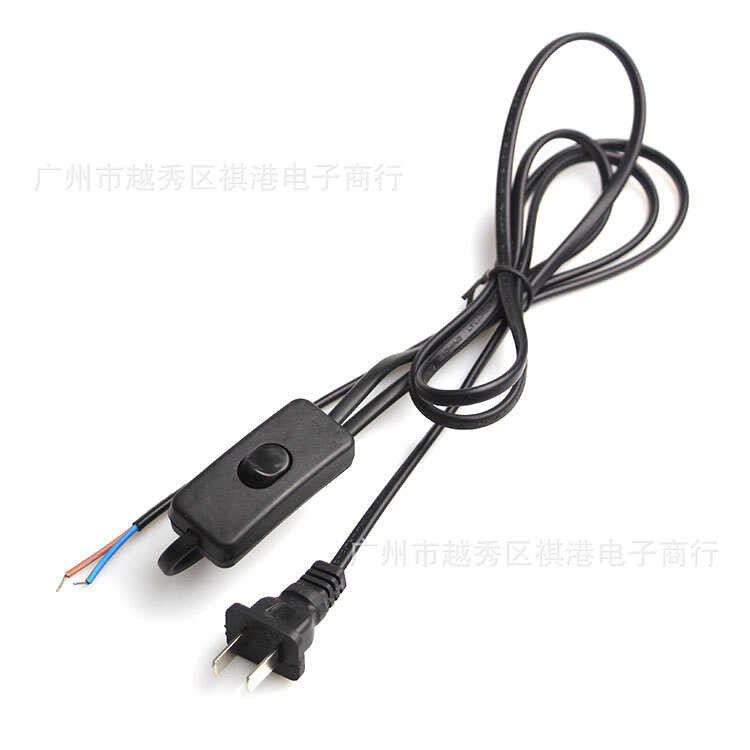 1.8-Meter Fan Switch Cable, 220V Cooling Fan Switch Power Cable, Two ...