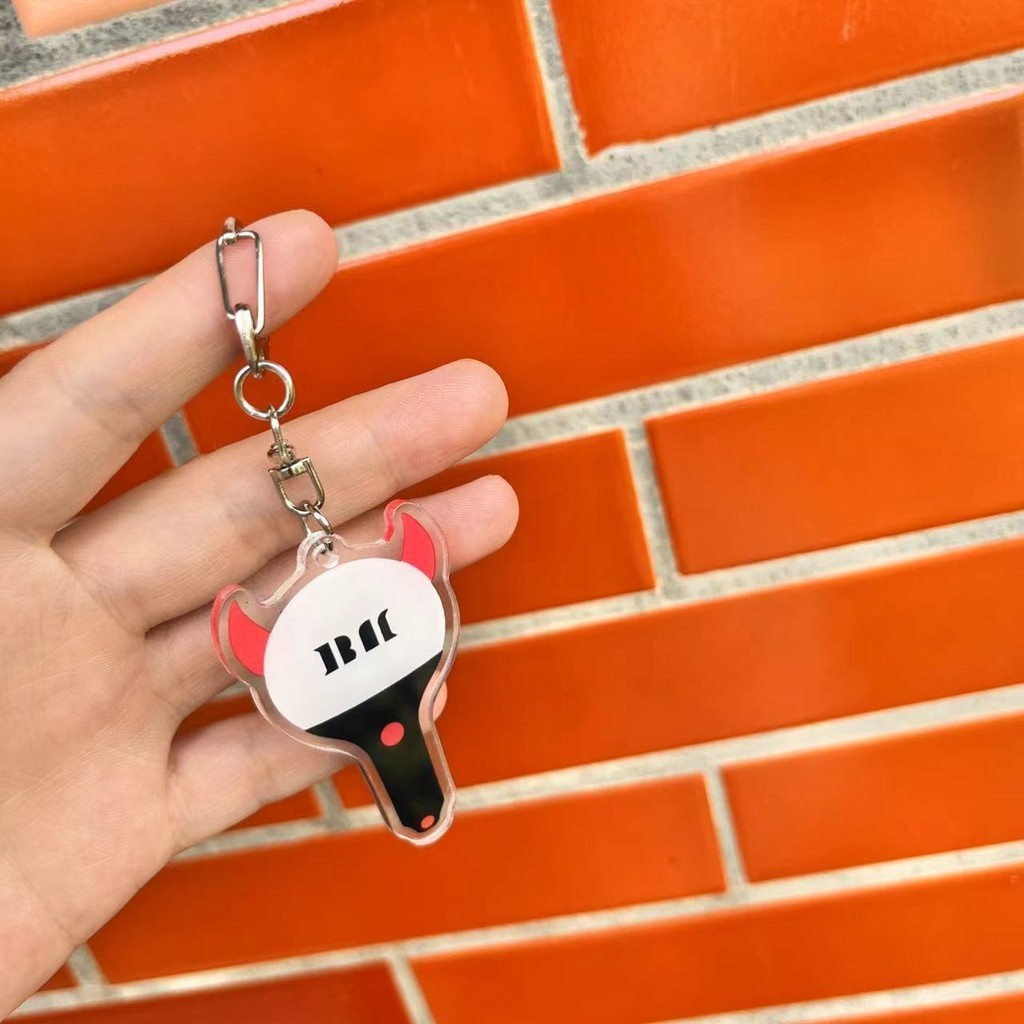 Kpop Idol BABYMONSTER Acrylic Shaker Charm Keychain Cute Cartoon Long ...