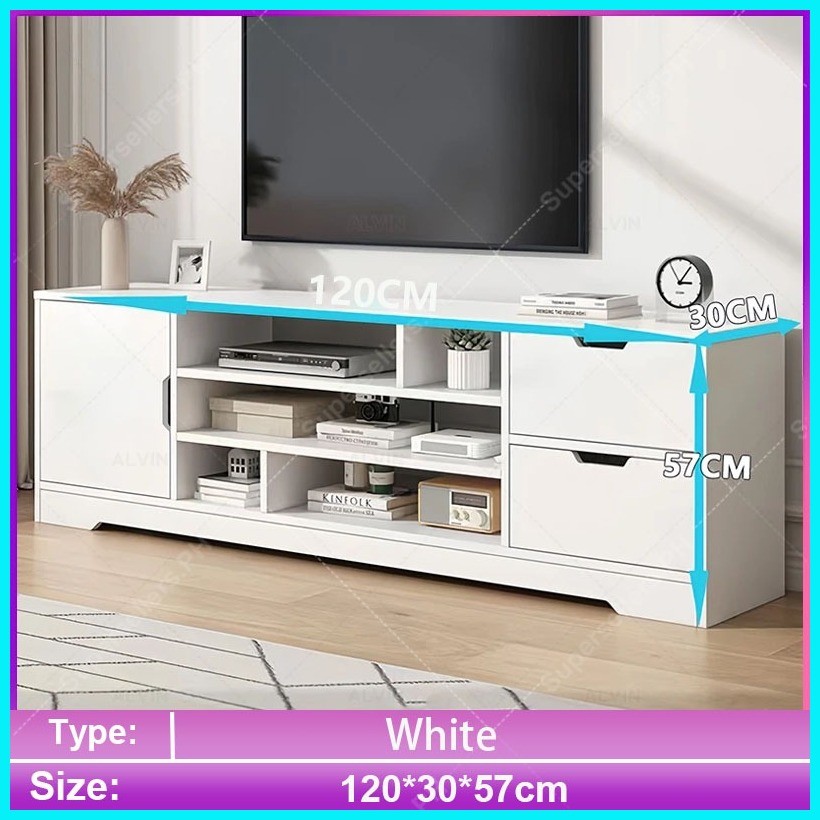 TV cabinet media storage rack TV cabinet wooden cabinet TV Nordic ...