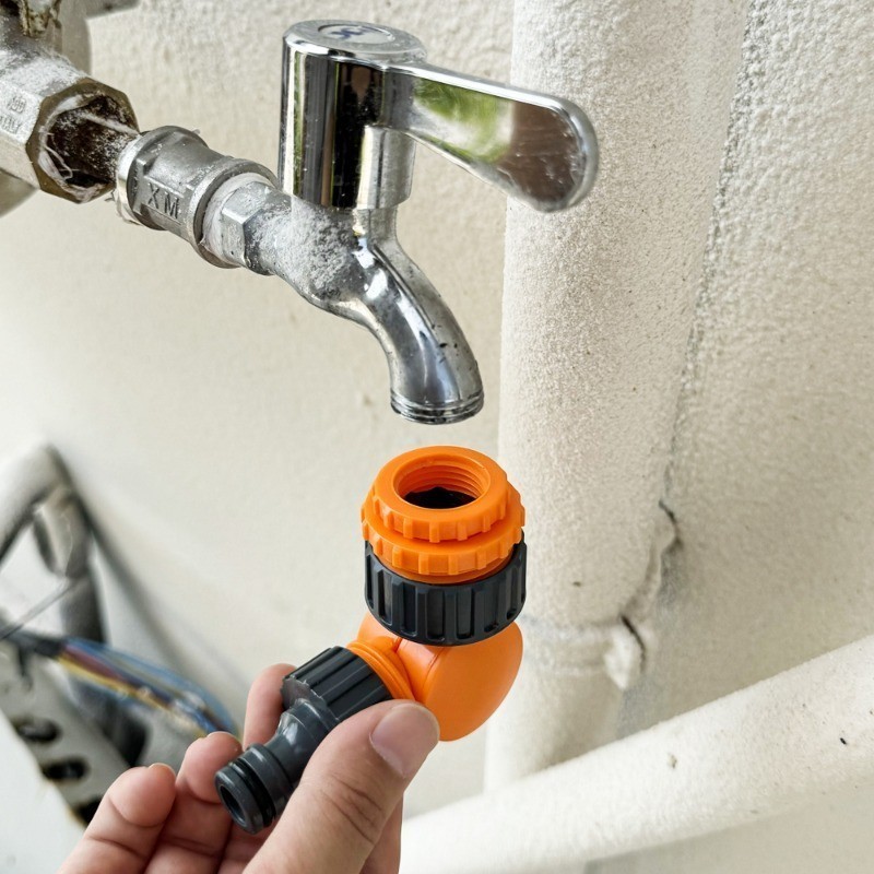 Garden Watering Faucet Connector - 180° Rotatable Thread Water Tap ...