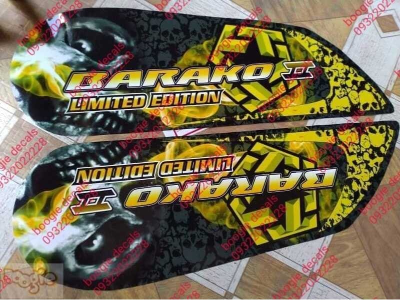 DECALS KAWASAKI BARAKO Set-Tribal | Shopee Philippines