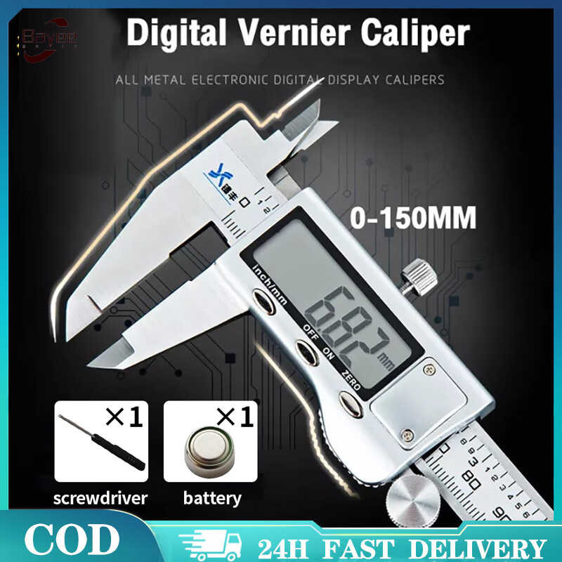 Matal Bayee 150Mm 6Inch Stainless Steel Digital Vernier Calipers ...